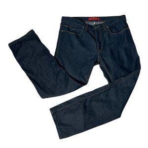 HUGO HUGO BOSS Blue Slim Fit Jeans 708 Stretch Special Finish Mens Size 31